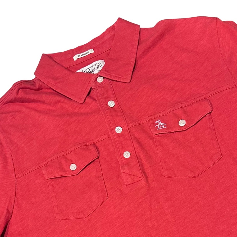 Original Penguin Crimson Polo Shirt
